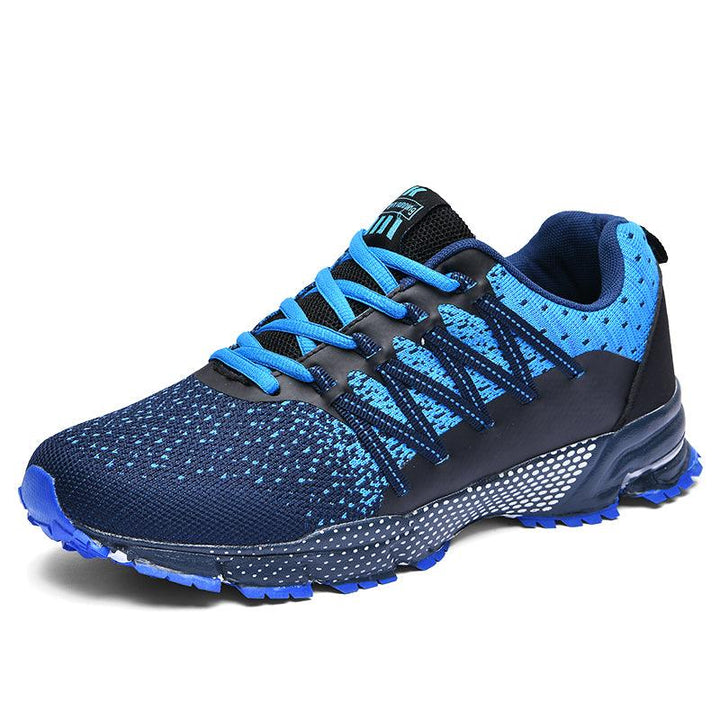Men's Breathable Lightweight Flying Knit Shoes Sports Casual Shoes - Trendha