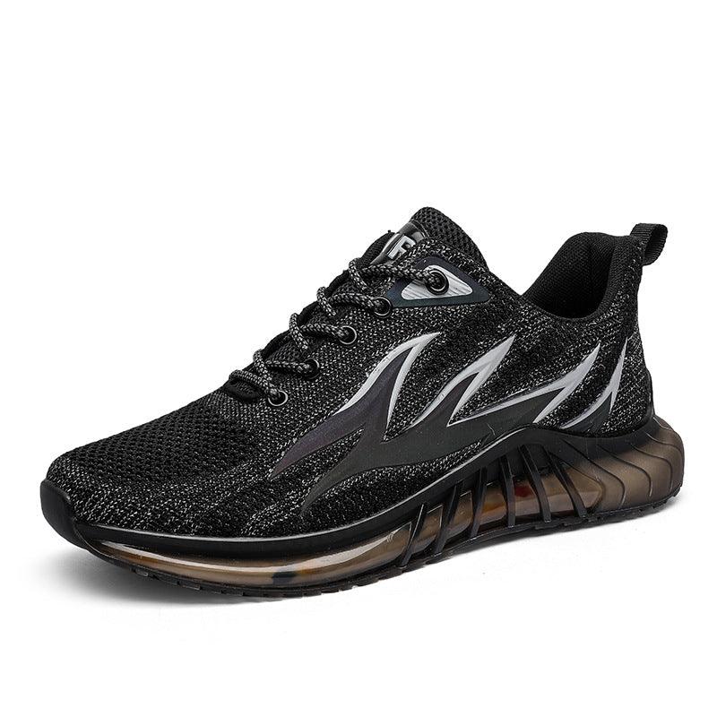 Fashionable Reflective Flame Leisure Running Sports Men's Shoes - Trendha