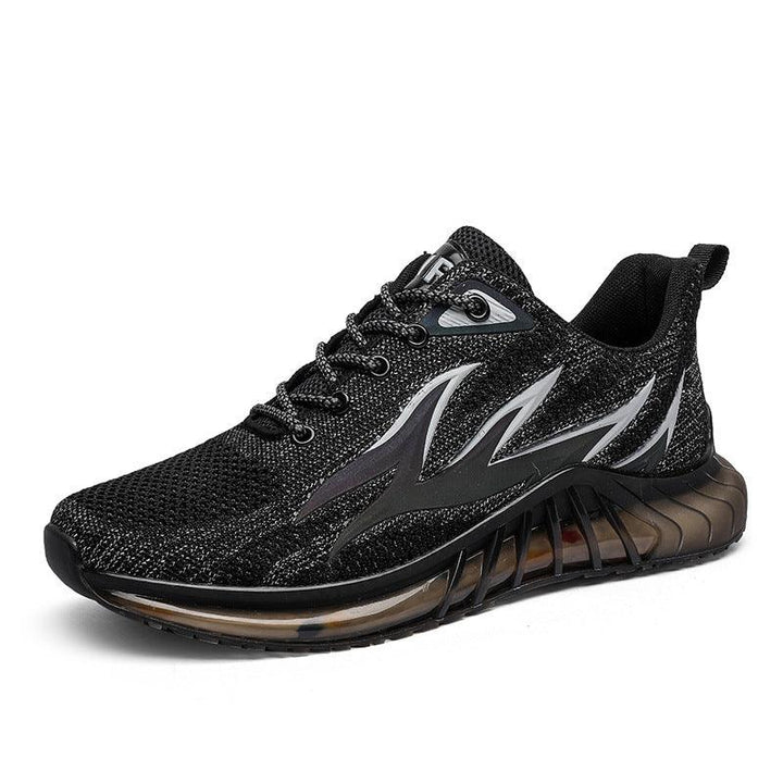 Fashionable Reflective Flame Leisure Running Sports Men's Shoes - Trendha