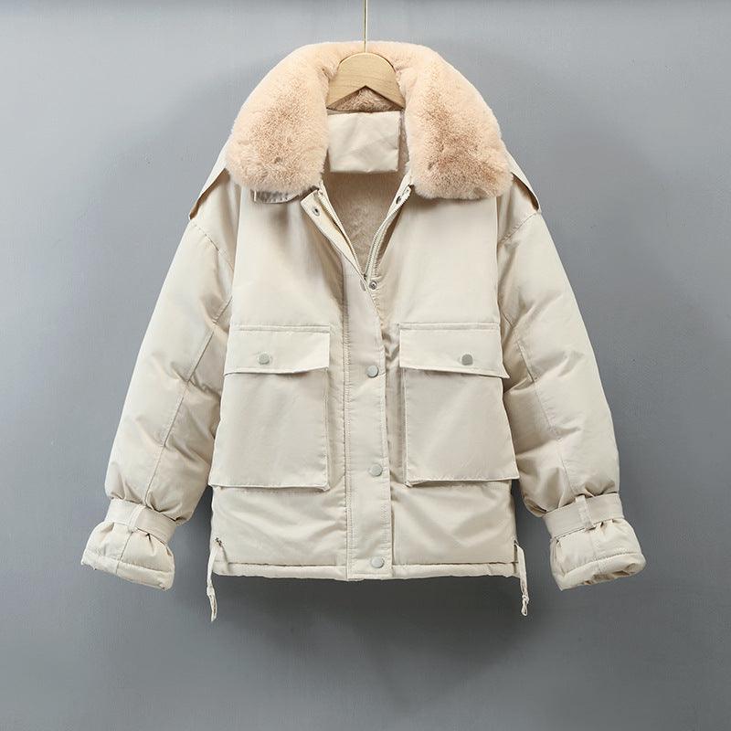 Korean Women's Casual Short Down Padded Jacket - Trendha