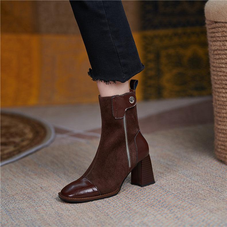 Fashion High Heel Martin Boots Fashion - Trendha
