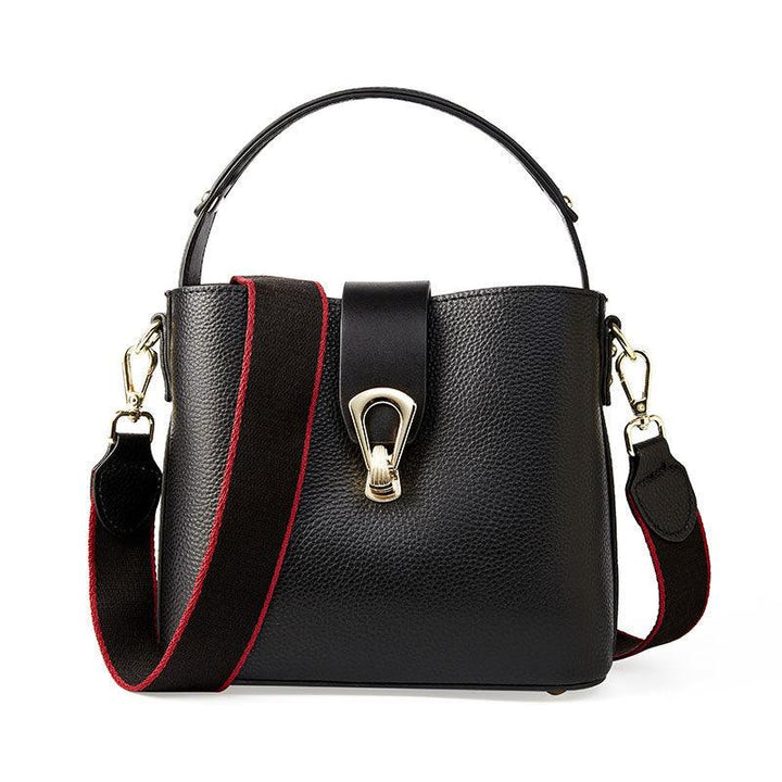 New Fashion All-match First-layer Leather Light Luxury Ladies Messenger Bag - Trendha
