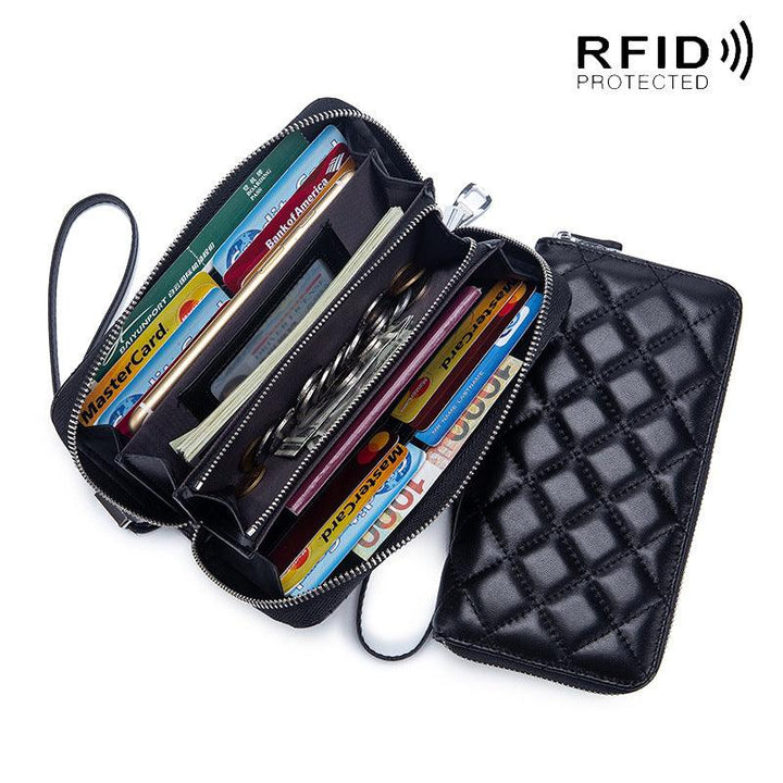 Women's Long Multifunctional Leather Large Capacity Wallet - Trendha