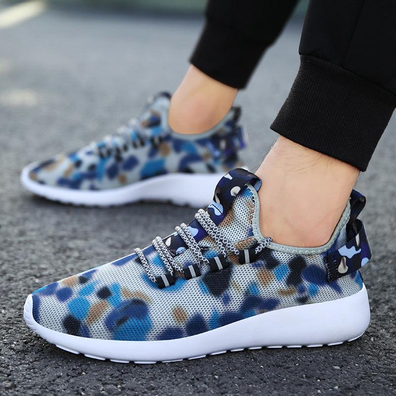 Men's Shoes Summer New Mesh Breathable Sports Shoes - Trendha