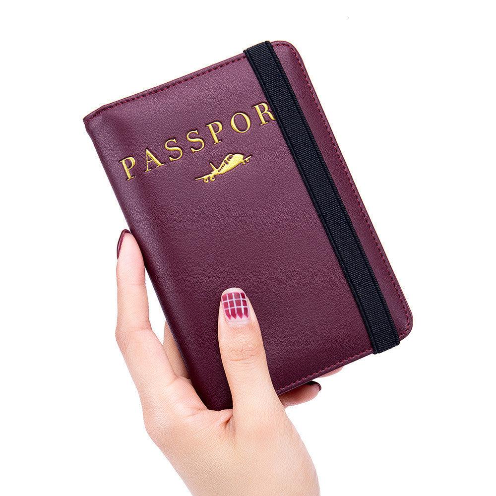 Passport Bag Rfid Female Leather Multifunctional - Trendha