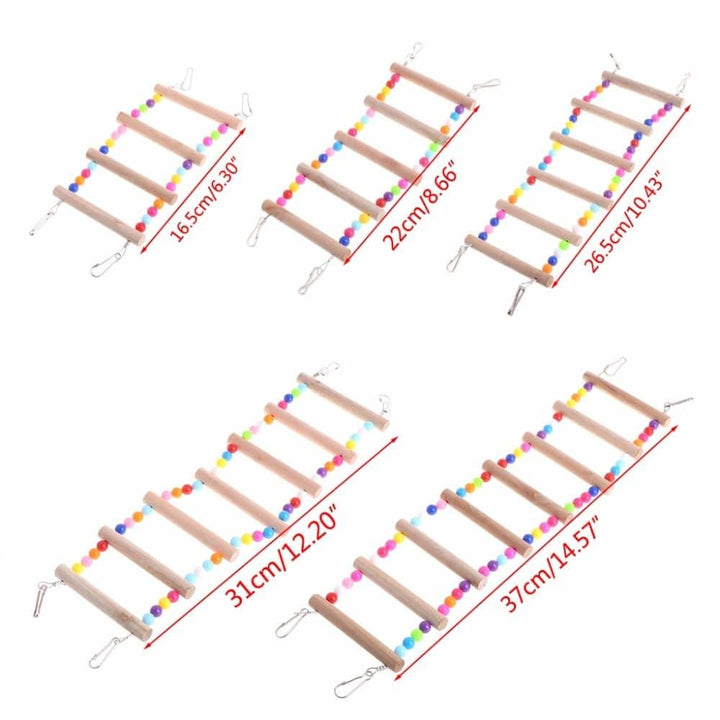 Bird's Wooden Rainbow Ladder - Trendha