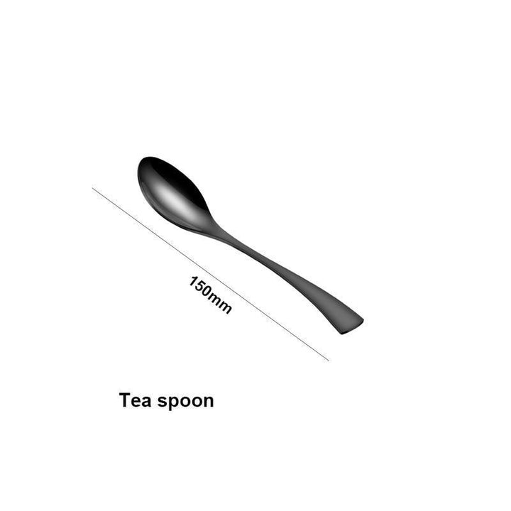 Black Flatware Stainless Steel - Trendha