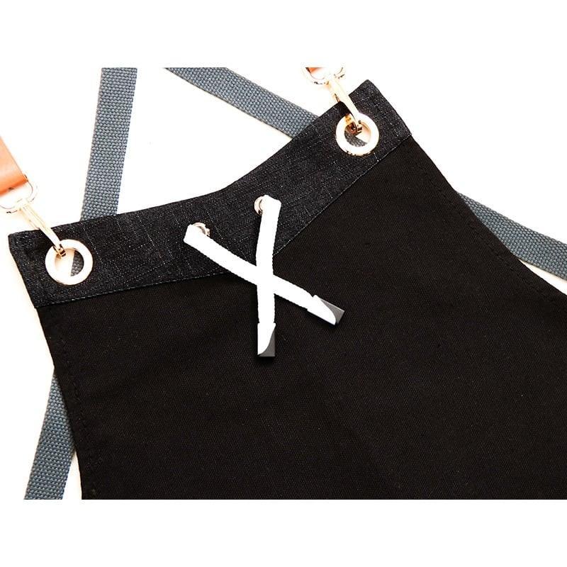 Black Restaurant Barista Apron - Trendha