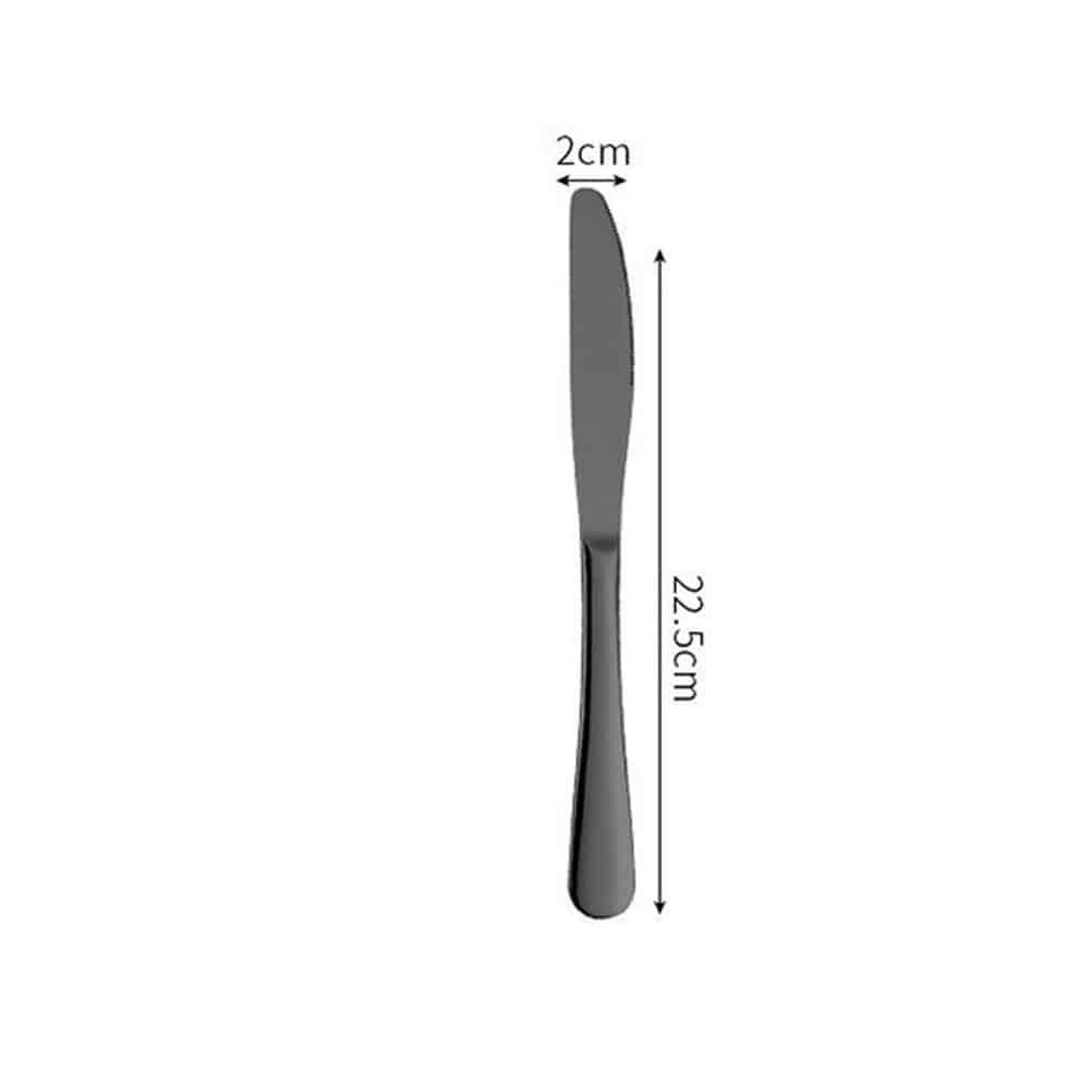 Black Tableware Set - Trendha