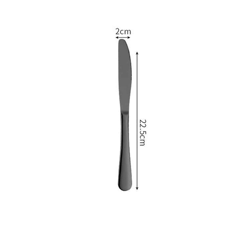 Black Tableware Set - Trendha