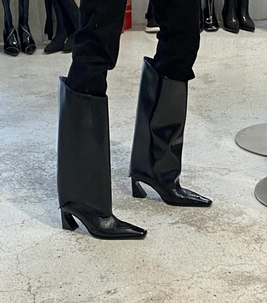 Thick-heeled Middle-heeled Black Women's Shoes With Niche Personality - Trendha