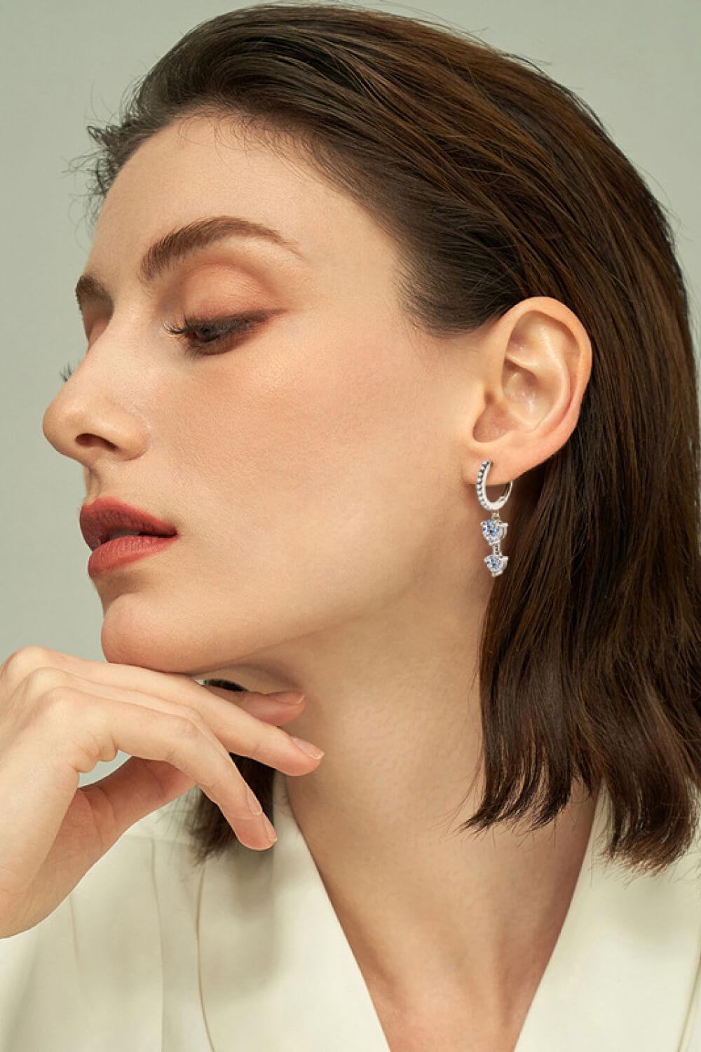 Be The One Moissanite Drop Earrings - Trendha