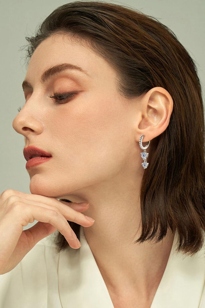 Be The One Moissanite Drop Earrings - Trendha