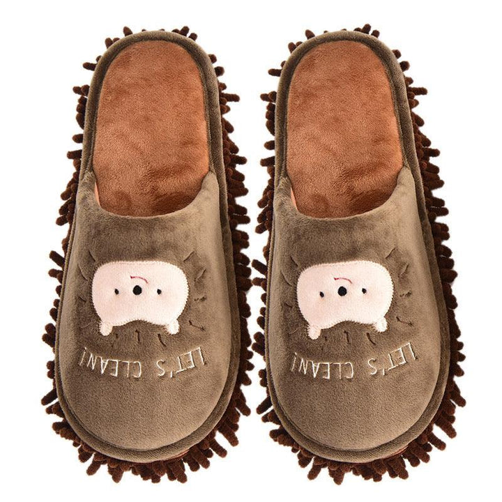 Detachable And Washable Four Seasons Home Mopping Slippers - Trendha
