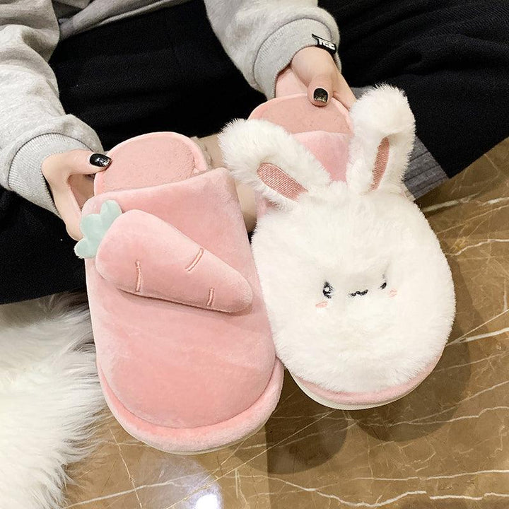 New Ins Tide Baotou Wild Rabbit Hair Cotton Drag - Trendha