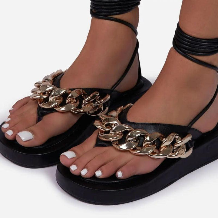 Large Size Summer Women's Shoes 36-43 Fashion Platform Flip Flops Sandals - Trendha