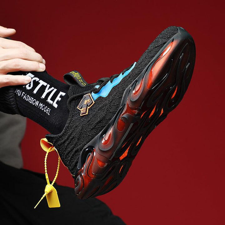 Summer New Style Men's Shoes Personality Popcorn Casual Running Tide - Trendha