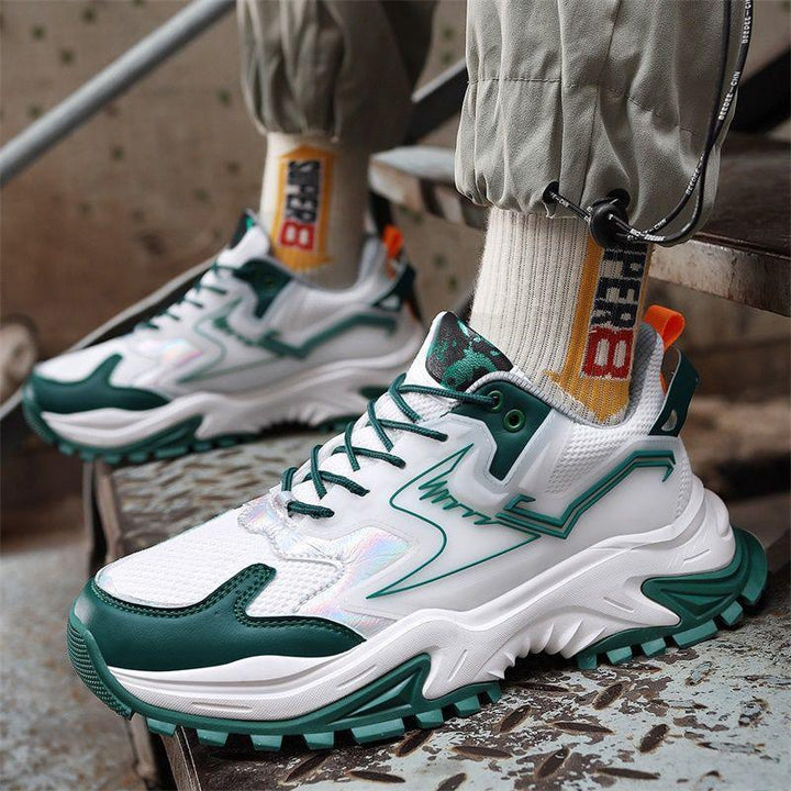 Fashion Student Sneakers Breathable Running Casual Daddy Shoes - Trendha