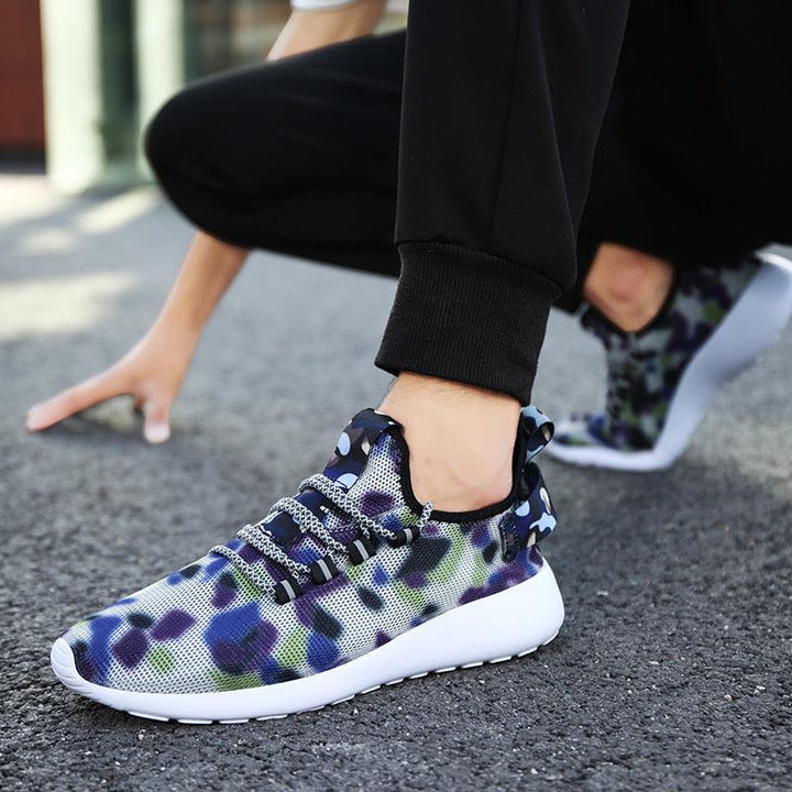 Men's Shoes Summer New Mesh Breathable Sports Shoes - Trendha