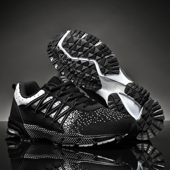Men's Breathable Lightweight Flying Knit Shoes Sports Casual Shoes - Trendha