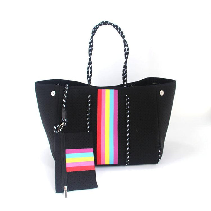 European And American Fashion Beach Bag Fashion Large-capacity Shoulder Bag Neoprene - Trendha