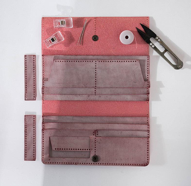 DIY Mist Wax Leather Handmade Wallet Material - Trendha