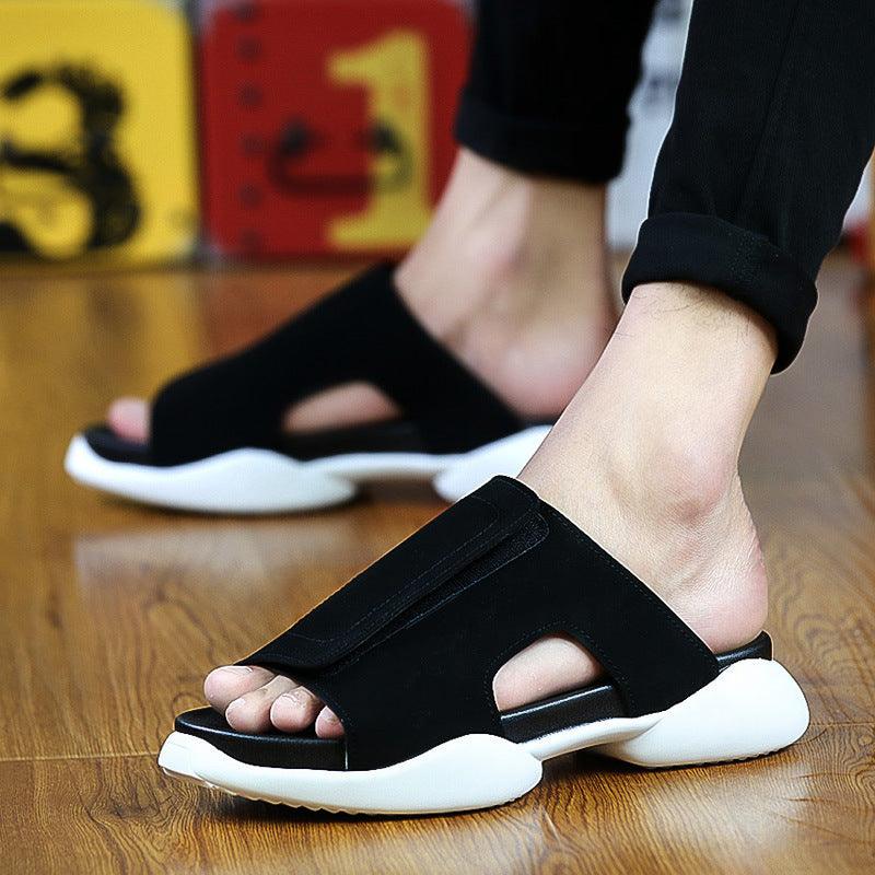 British Non-slip Beach Shoes Roman Trendy Men's Slippers - Trendha