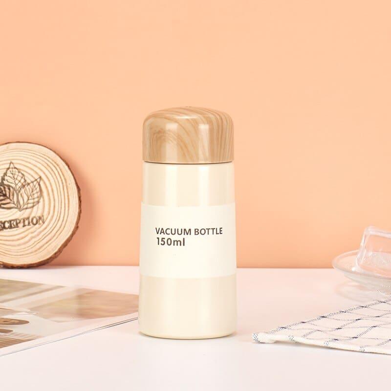 Floral Double Wall Water Bottle with Straw - Trendha