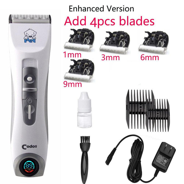 Handy Professional Electric Dog's Trimmer with LCD Display - Trendha