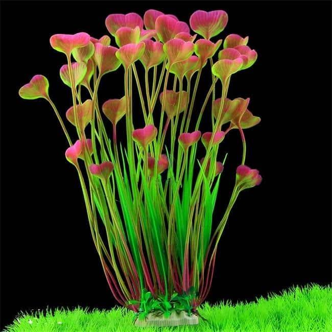Heart Leaves Decorative Plant for Aquarium - Trendha