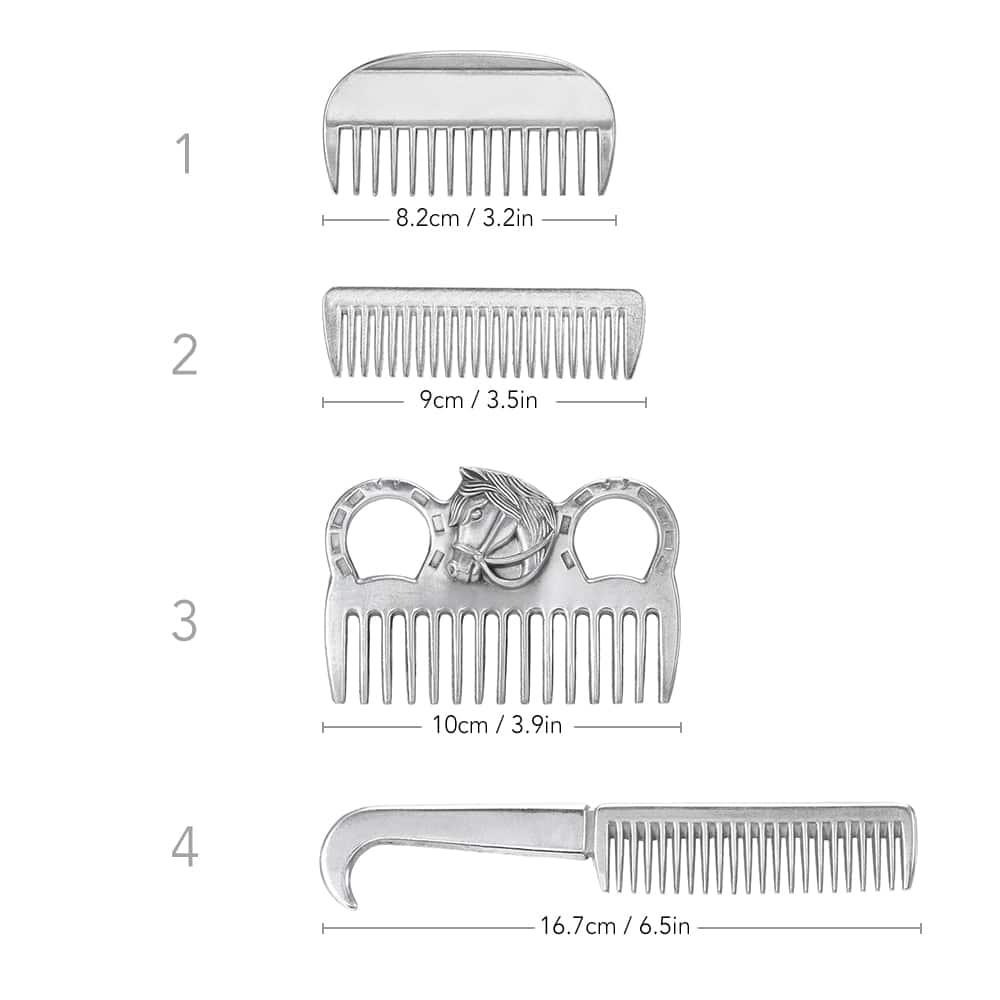 Horse Cleaning Aluminium Comb - Trendha