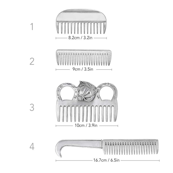 Horse Cleaning Aluminium Comb - Trendha