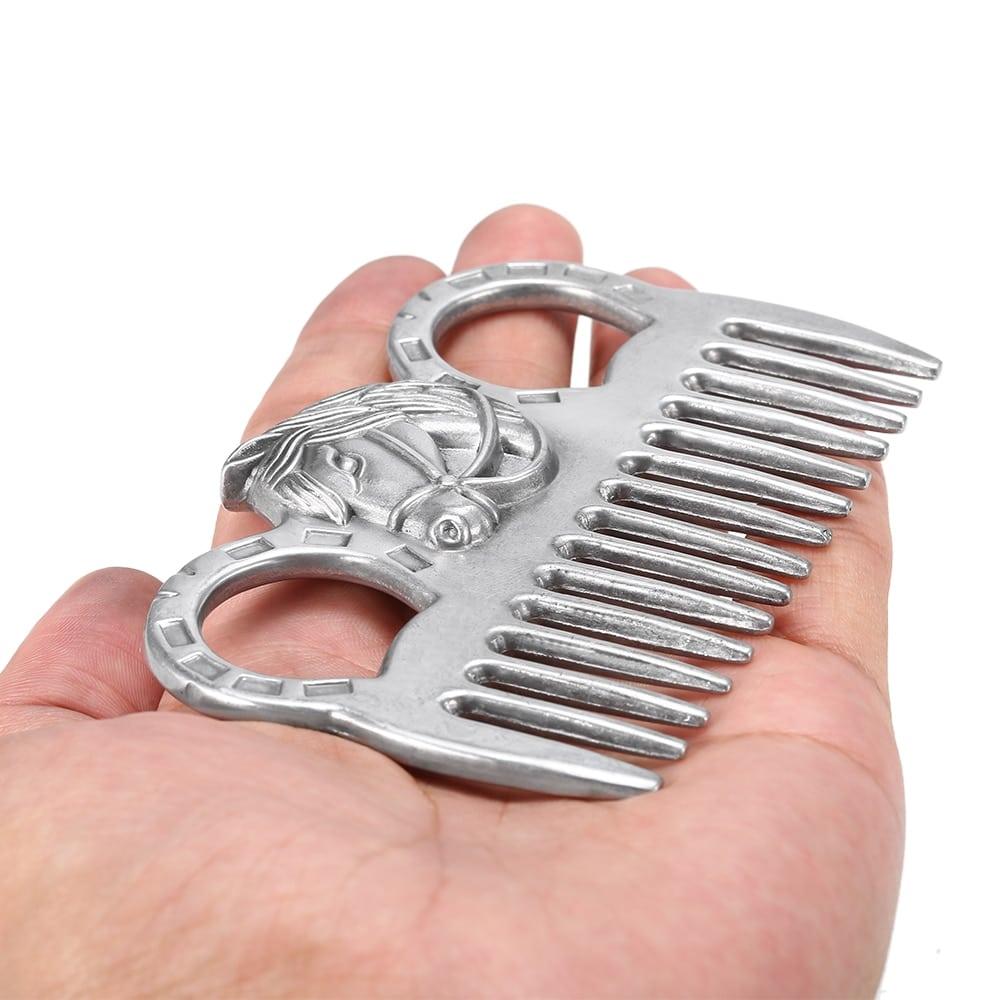 Horse Cleaning Aluminium Comb - Trendha