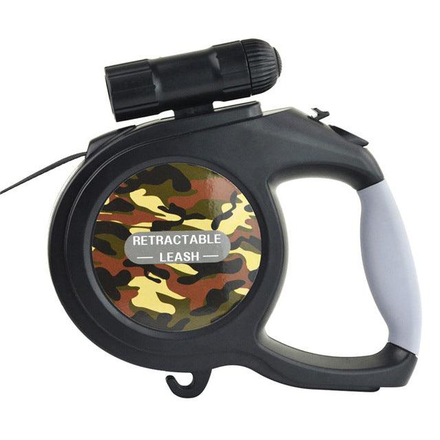 Multifunctional Automatic Retractable Dog's Leash with LED Flashlight - Trendha