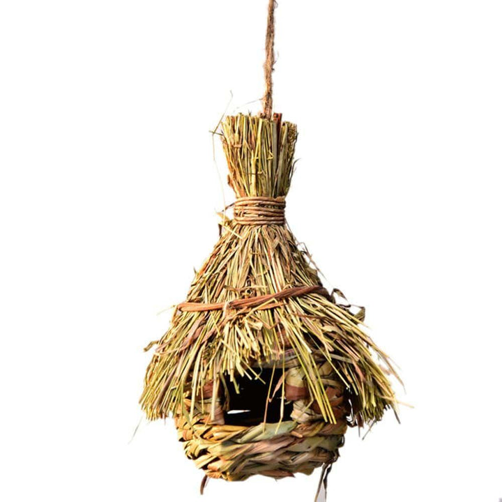 Natural Grass Vine Outdoor Bird House - Trendha