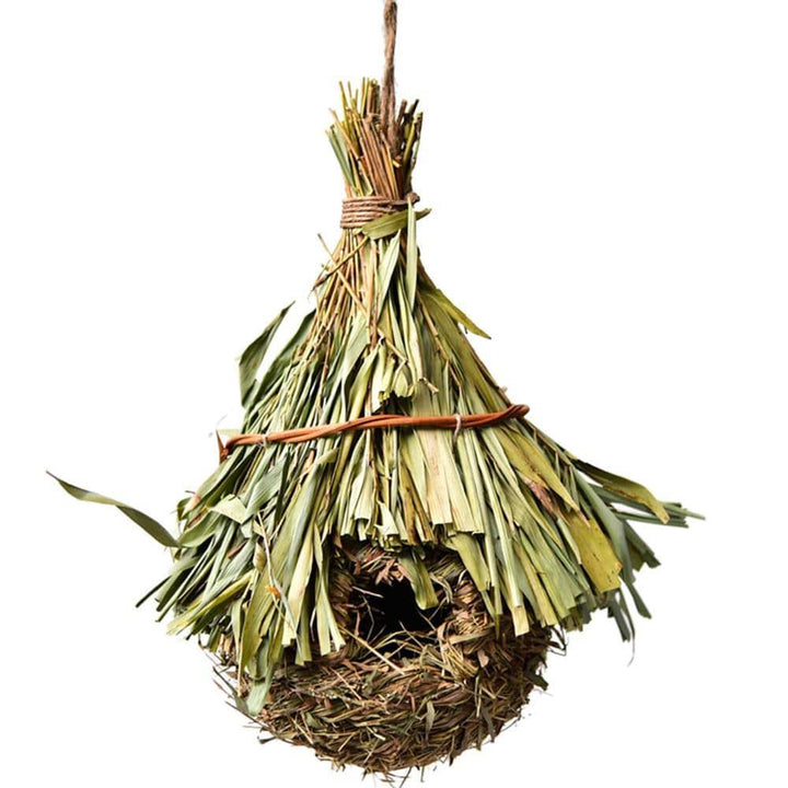 Natural Grass Vine Outdoor Bird House - Trendha