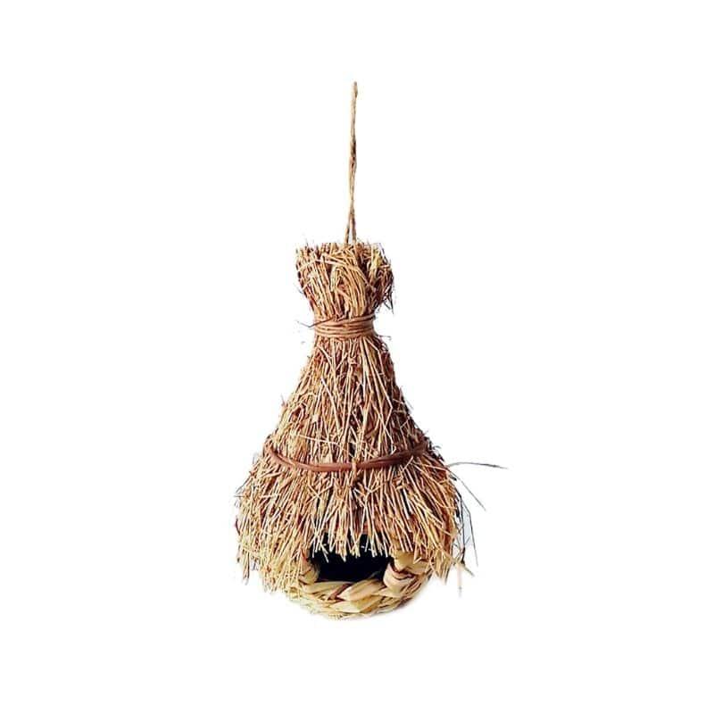 Natural Grass Vine Outdoor Bird House - Trendha