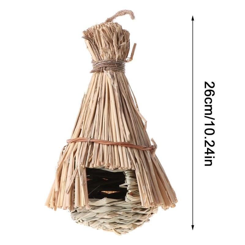 Natural Grass Vine Outdoor Bird House - Trendha