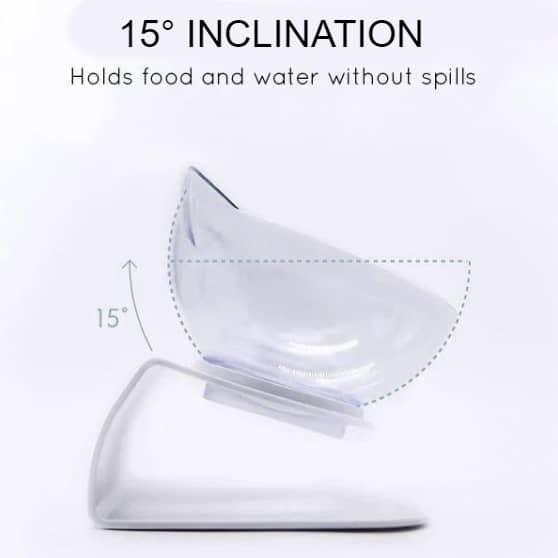 Non-Slip Cat Bowls with Raised Stand - Trendha