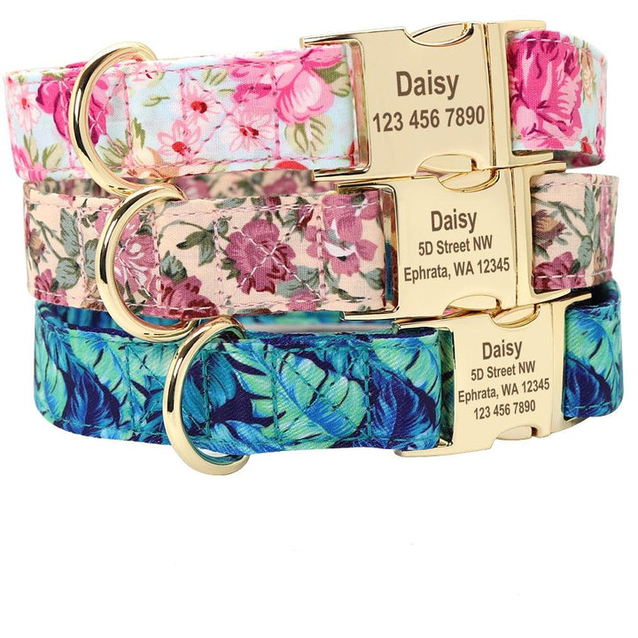 Nylon Engraved Nameplate Collar - Trendha