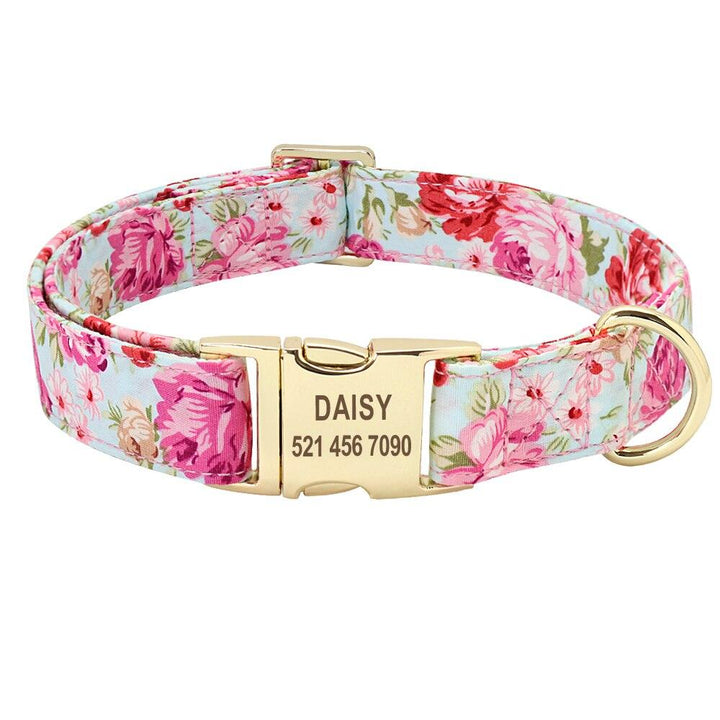 Nylon Engraved Nameplate Collar - Trendha
