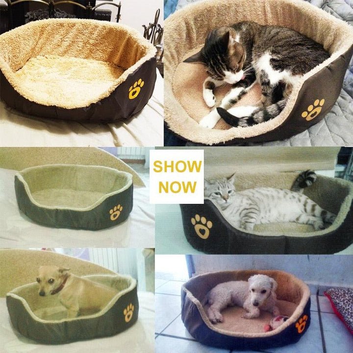 Paw Print Dog Bed - Trendha