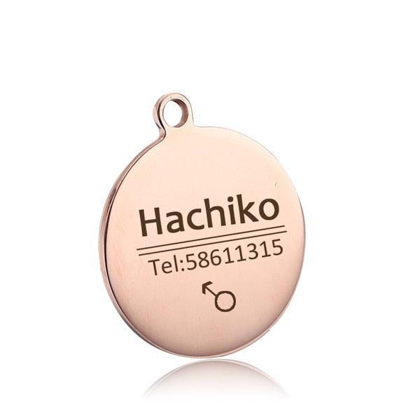 Personalized Stainless Steel Dog ID Tag - Trendha