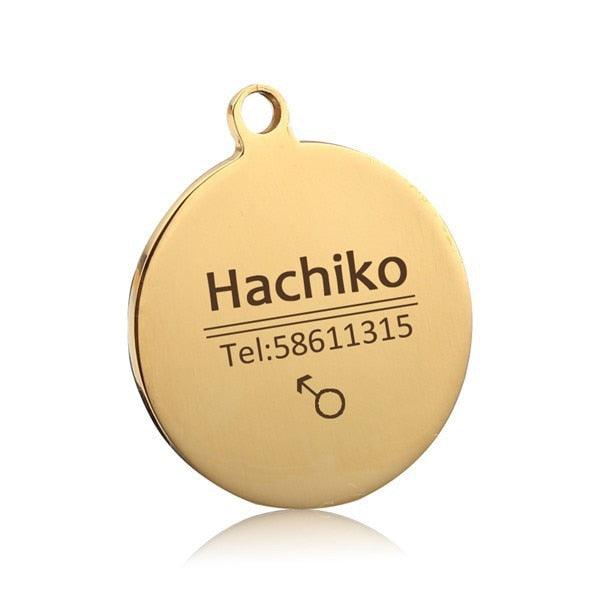 Personalized Stainless Steel Dog ID Tag - Trendha