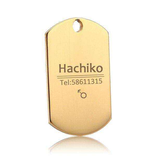 Personalized Stainless Steel Dog ID Tag - Trendha