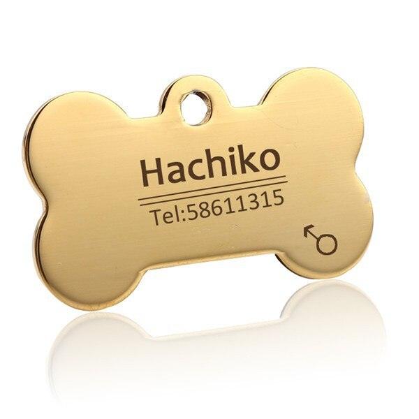 Personalized Stainless Steel Dog ID Tag - Trendha