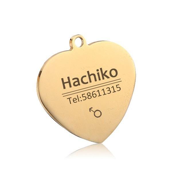 Personalized Stainless Steel Dog ID Tag - Trendha