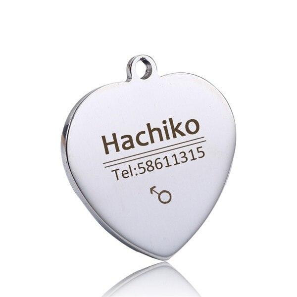 Personalized Stainless Steel Dog ID Tag - Trendha