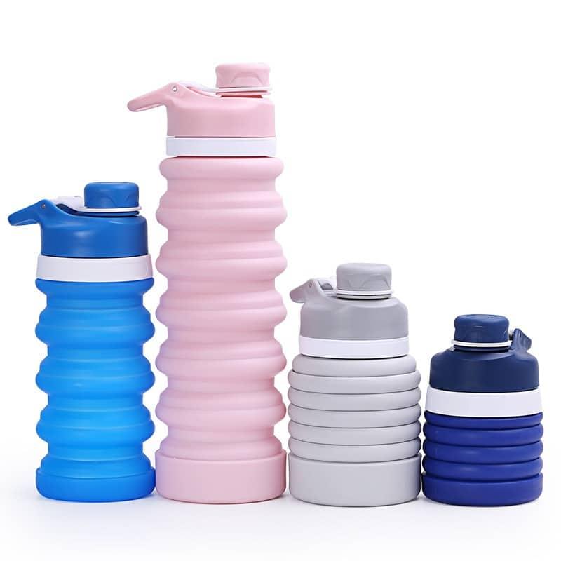Portable Folding Silicone Water Bottle - Trendha