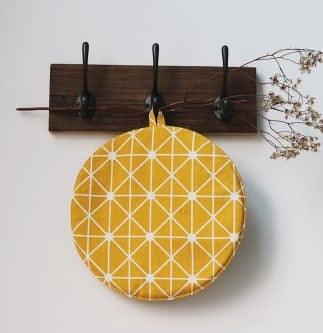 Thick Cotton Oven Cloth with Geometric Print - Trendha